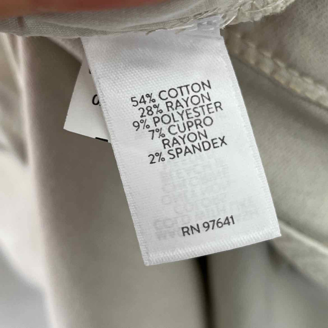 Size 8 J JILL Beige Denim Jeans