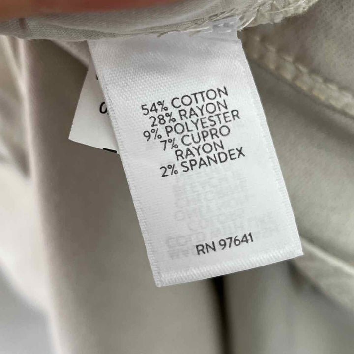Size 8 J JILL Beige Denim Jeans