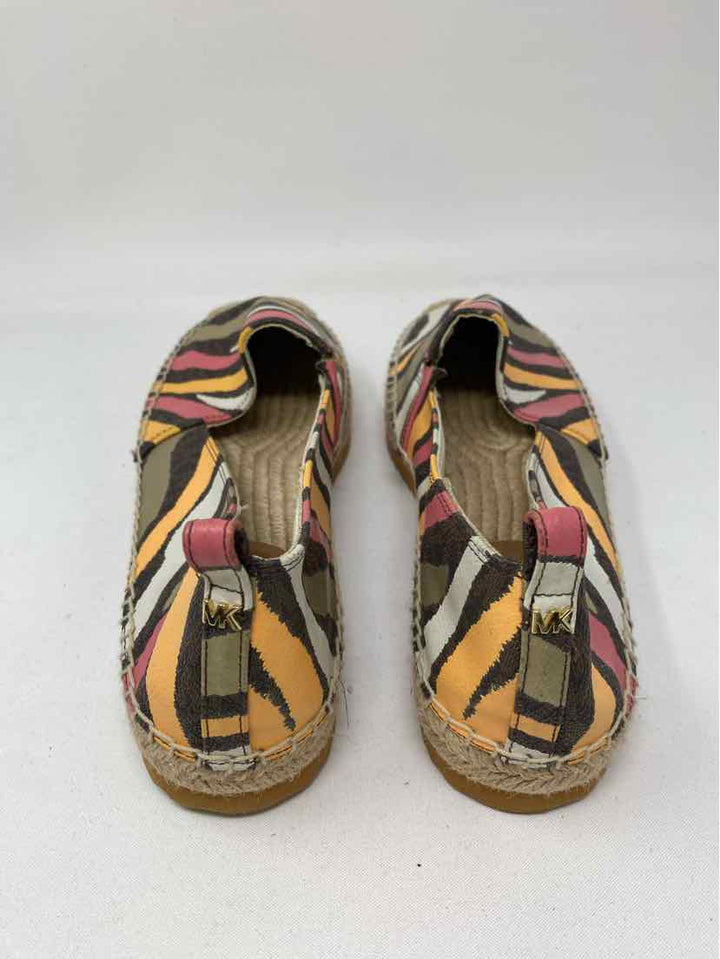 Shoe Size 10 Michael Kors Multi-Color Flats