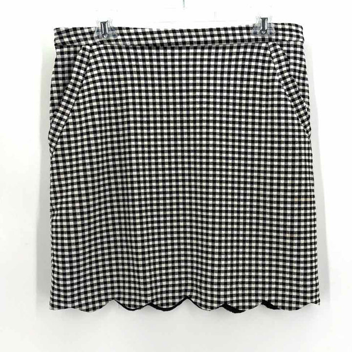 Size L SKIES ARE BLUE Black/White Skirt