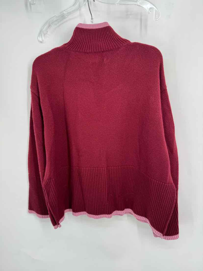 Size M TUCKERNUCK Burgundy Sweater