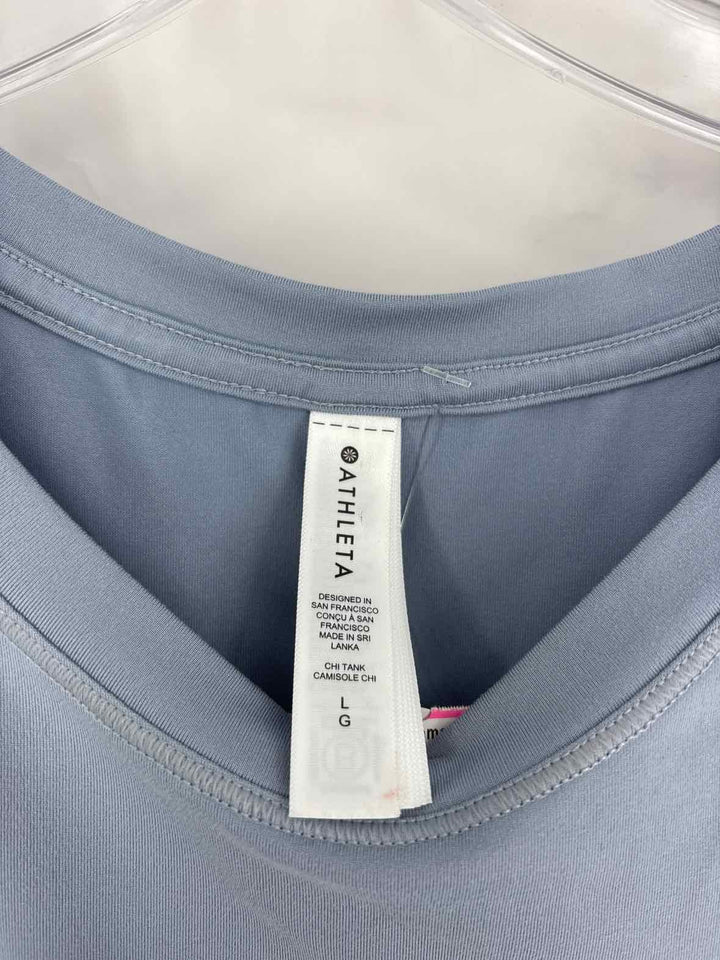 Size L Athleta Blue Shirt