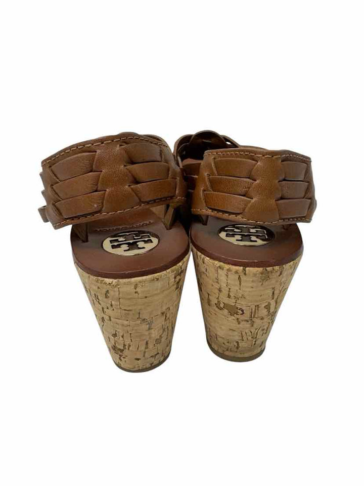 Shoe Size 9.5 Tory Burch Tan Leather Sandals