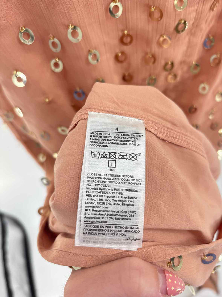 Size 4 Banana Republic Peach Skirt