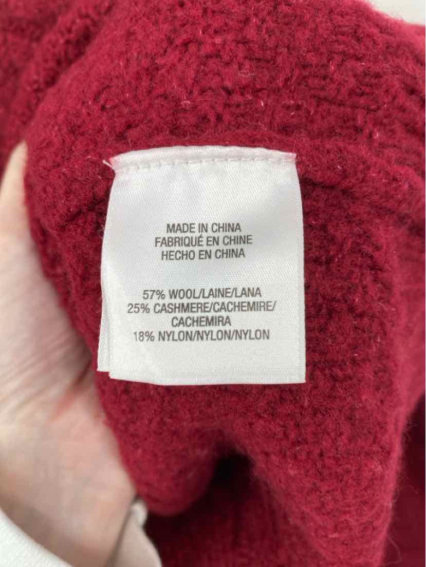 Size XL Burgundy Sweater