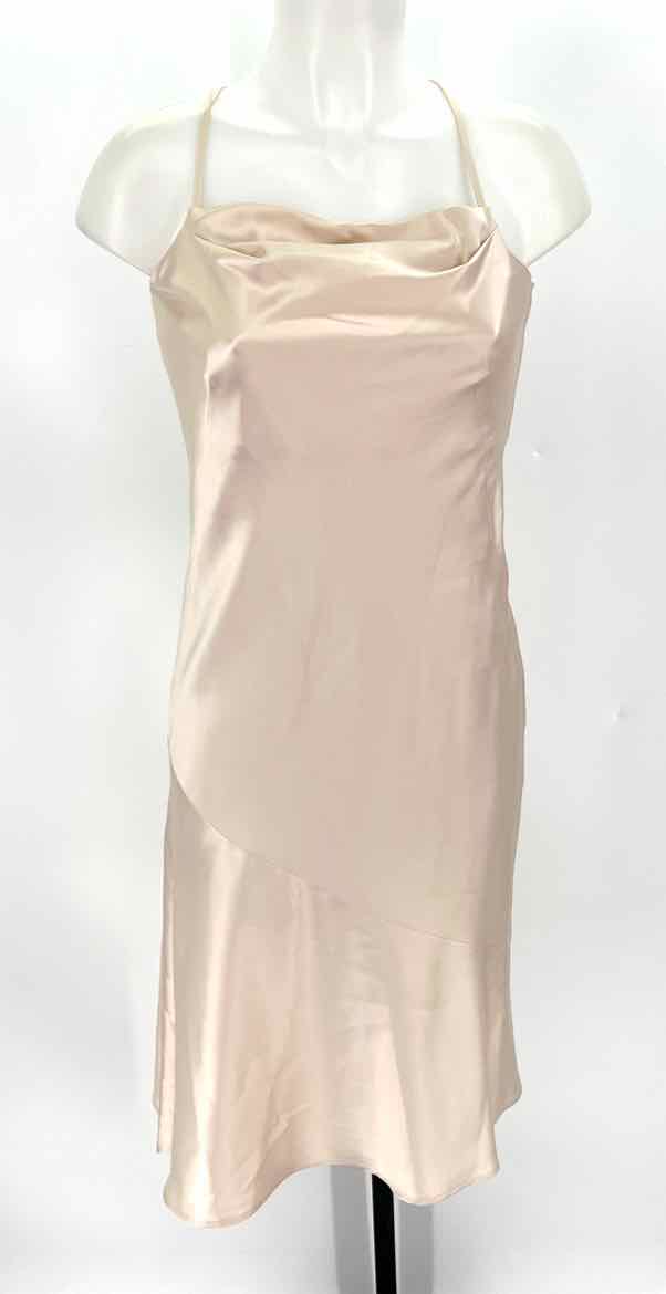 Size S/M Champagne Sateen Dress