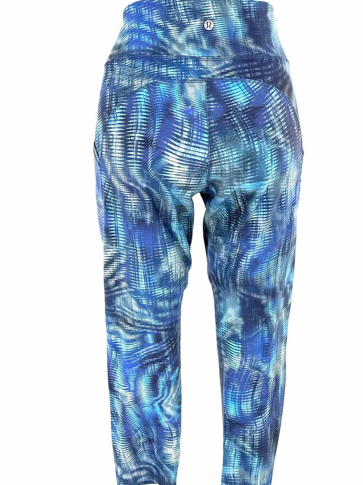 Size 14 Lululemon Blue Print Pants