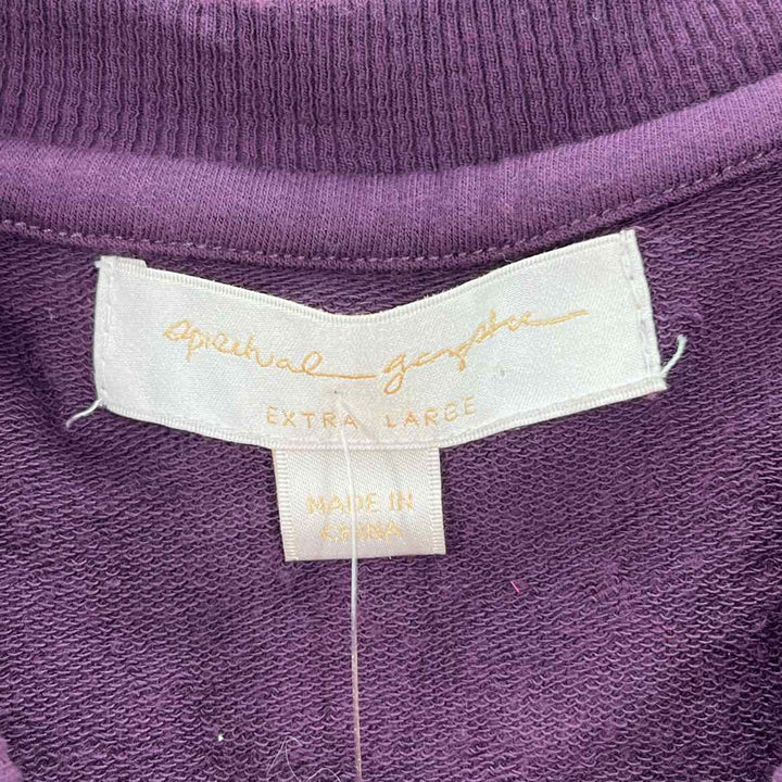 Size XL SPIRITUAL GANGSTER Purple Shirt