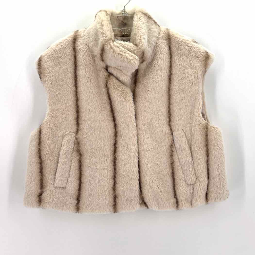 Size M White House Black Market Tan Vest