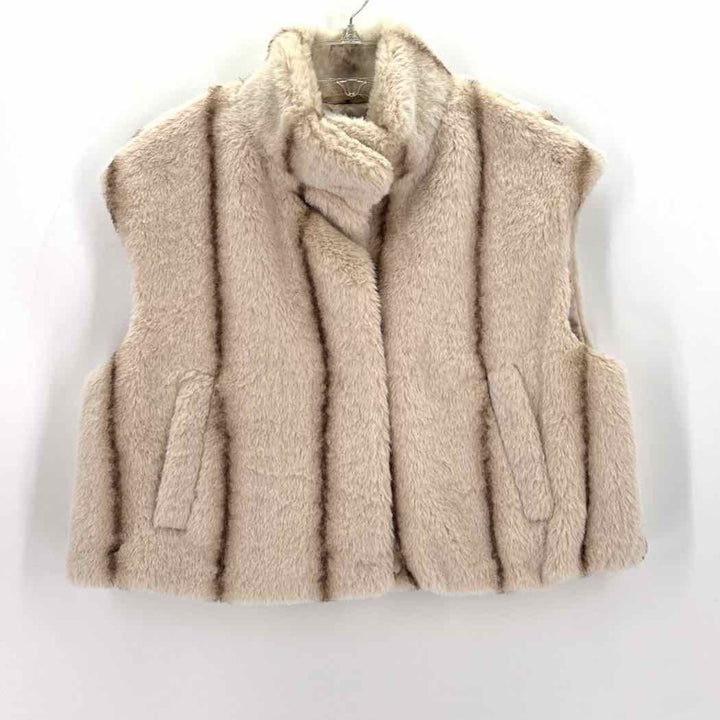 Size M White House Black Market Tan Vest
