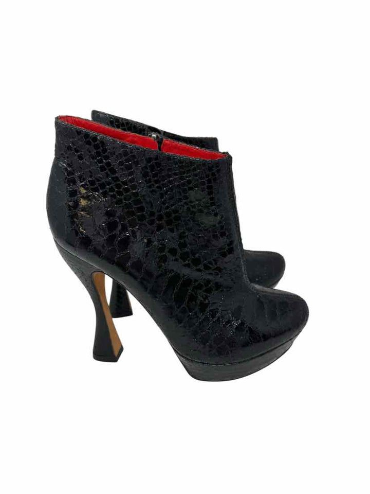 Shoe Size 37 Alice + Olivia Black Leather Boots