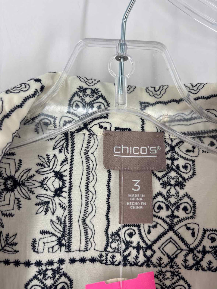 Size XL Chico's Cream Shirt