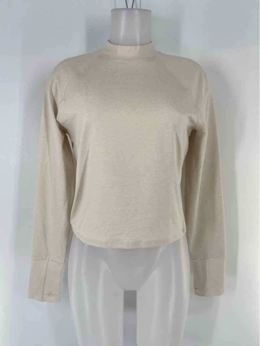 Size L Athleta Cream Shirt