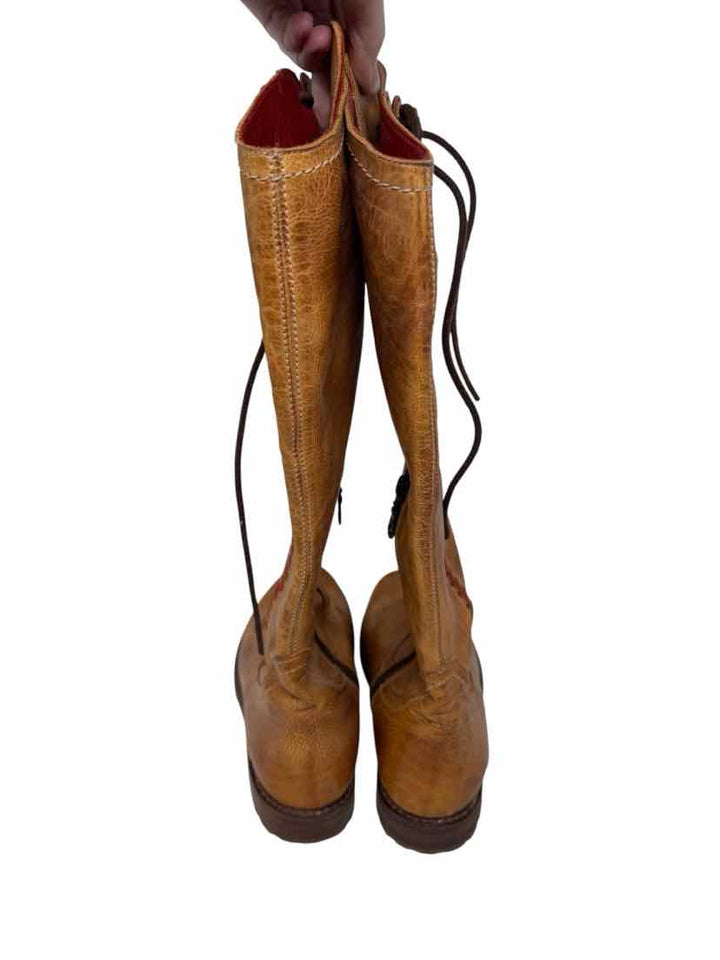Shoe Size 8 Bed Stu Tan Leather Boots