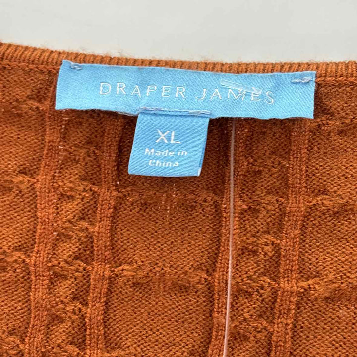 Size XL DRAPER JAMES Orange Sweater