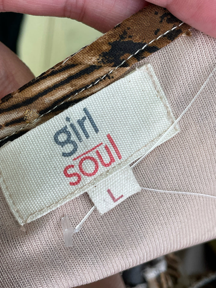 Size L Tan Dress