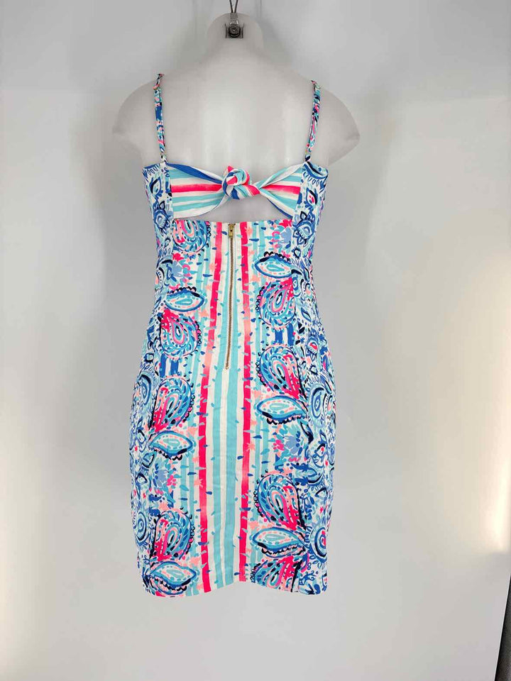 Size 4 Lilly Pulitzer Blue Print Dress