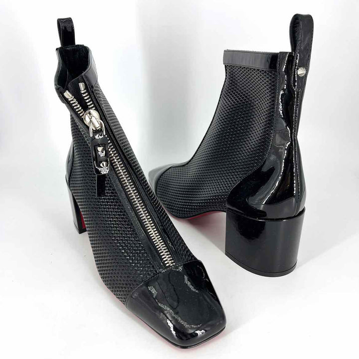 Shoe Size 41 CHRISTIAN LOUBOUTIN Black PATENT Luxury - Boots