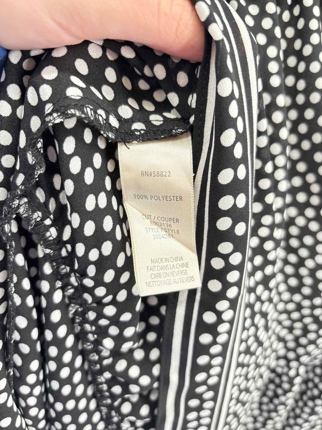 Size S MAX STUDIO Black/White Dress