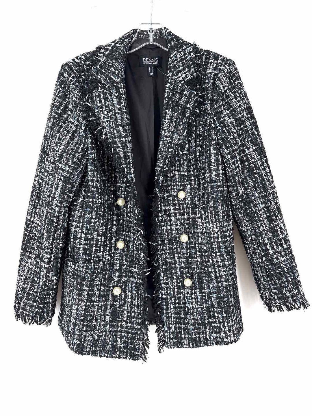 Size 10 DENNIS BASSO Black Blazer