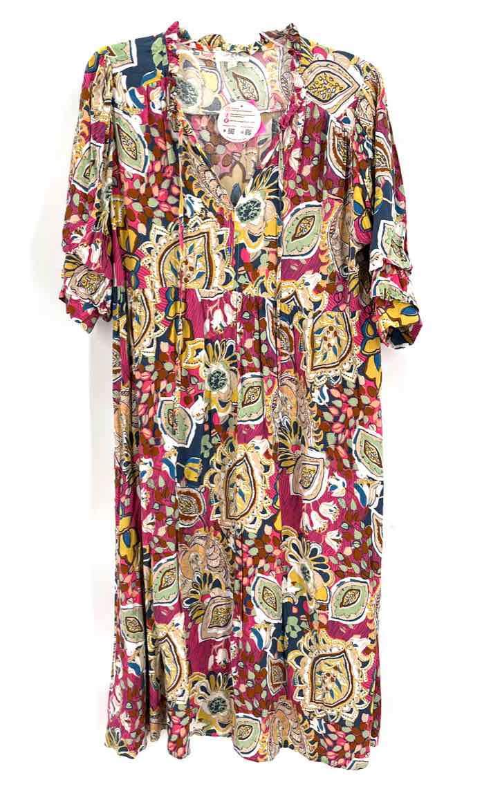 Size L Umgee Multi-Color Dress
