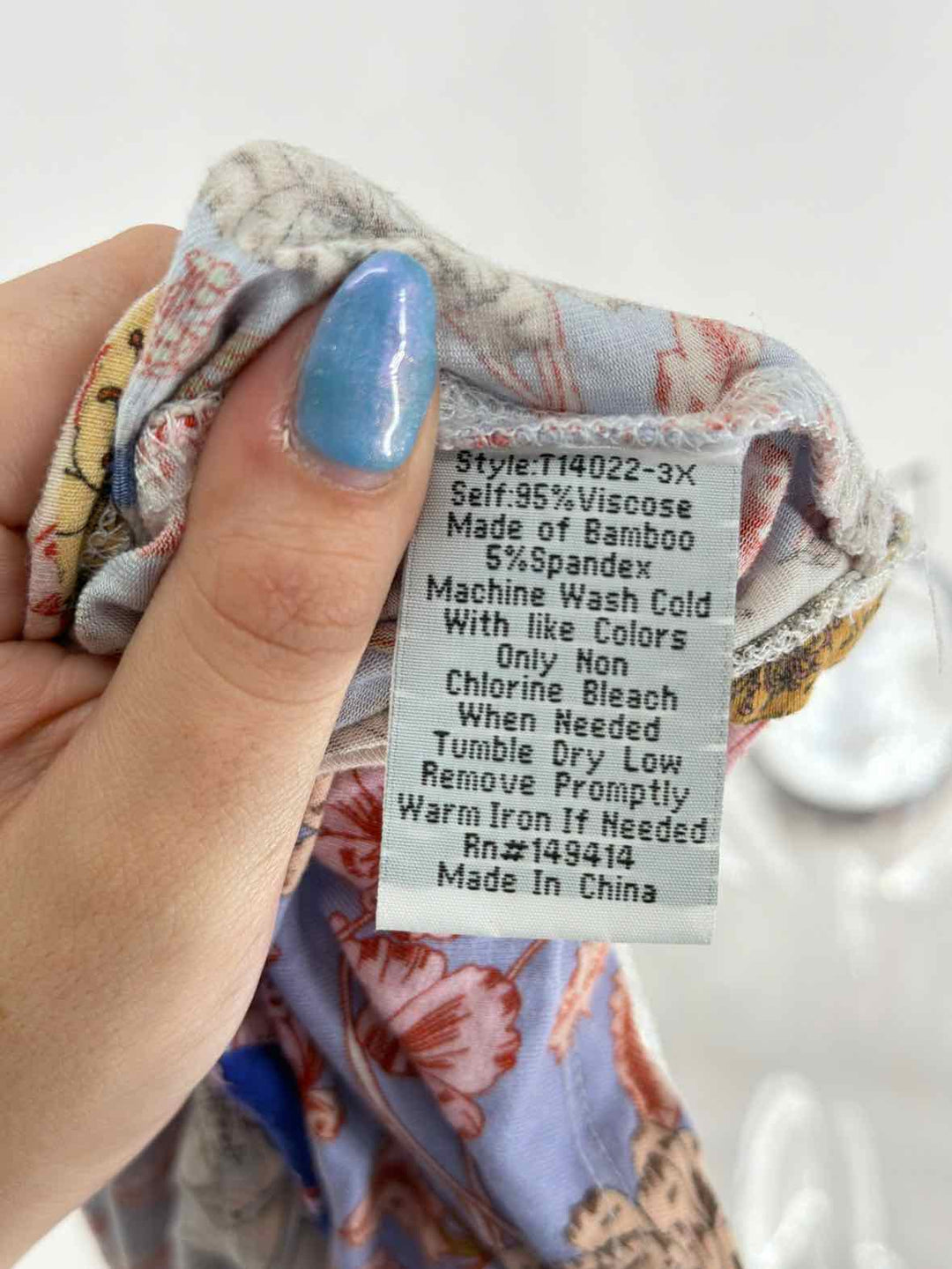Size 2X Johnny Was Multi-Color Cotton Shirt