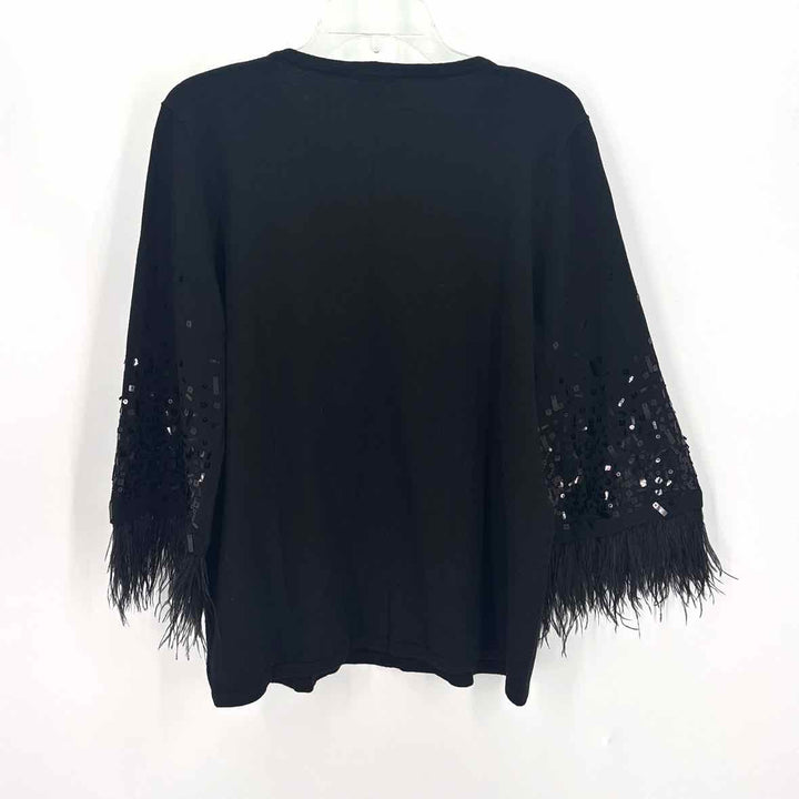 Size L Chico's Black Sweater
