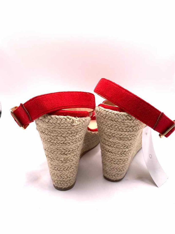 Shoe Size 8.5 Red Sandals