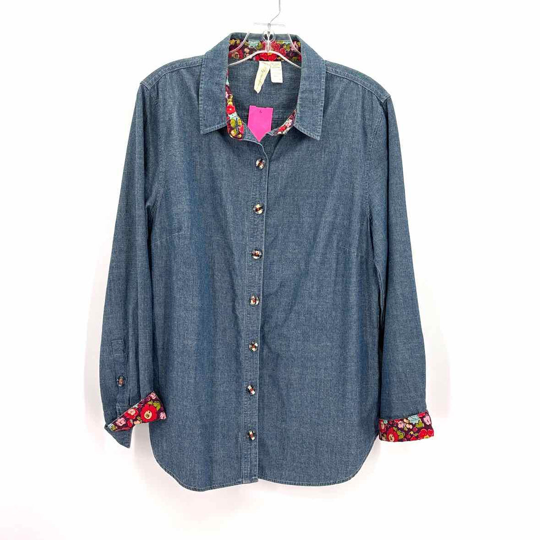 Size L Blue Denim Shirt