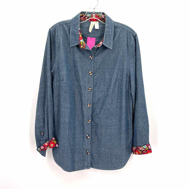 Size L Blue Denim Shirt