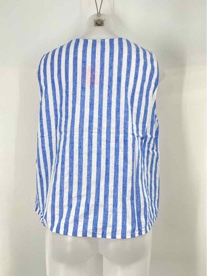 Size XL J Crew Blue Print Shirt