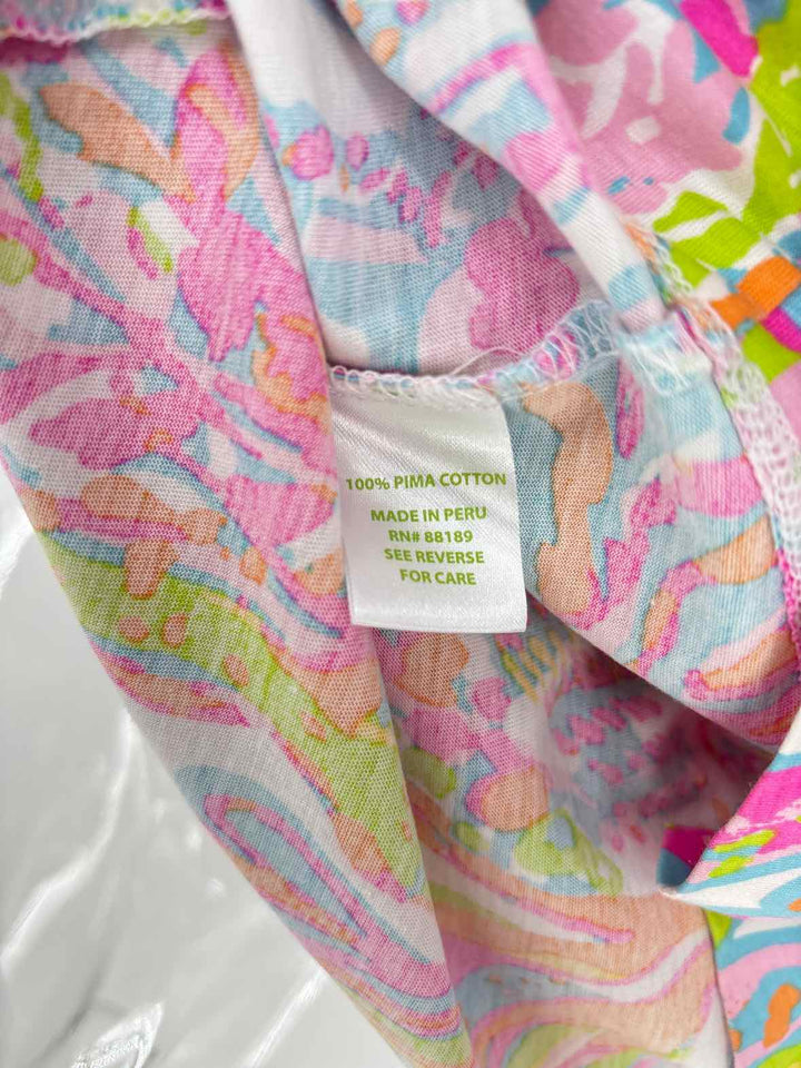Size M Lilly Pulitzer Multi-Color Cotton Dress