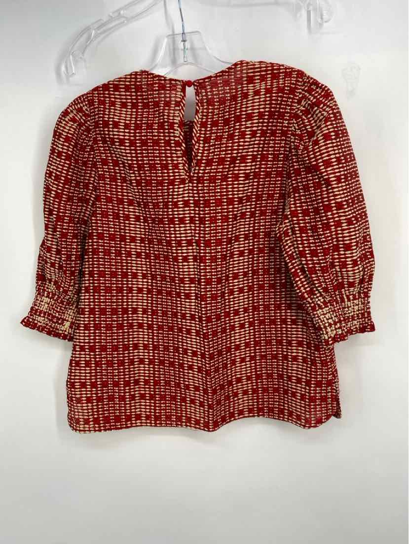 Size S ANN MASHBURN Red Shirt