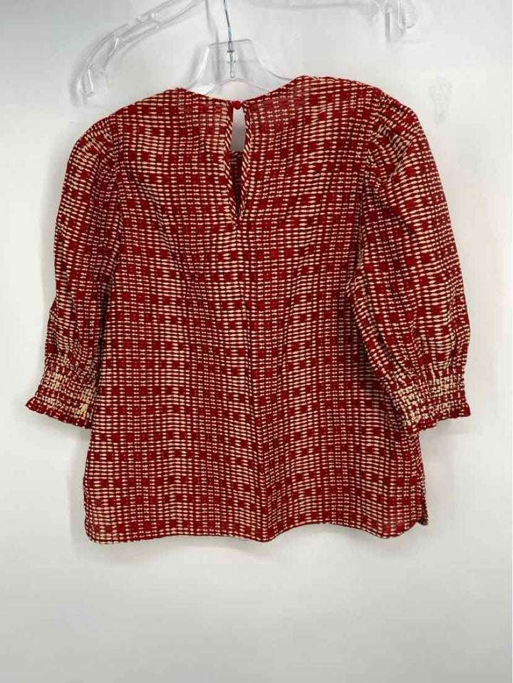 Size S ANN MASHBURN Red Shirt