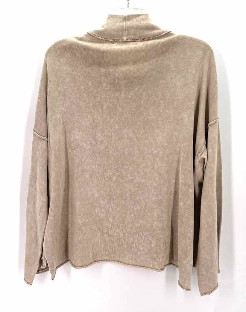 Size S MUSTARD SEED Cream Sweater