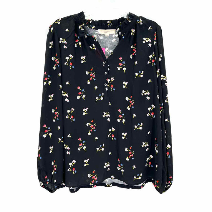 Size XL Ann Taylor Black Shirt