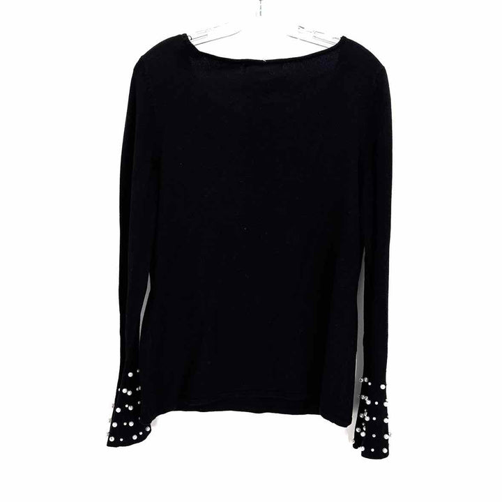 Size M MARLED Black Knit Sweater