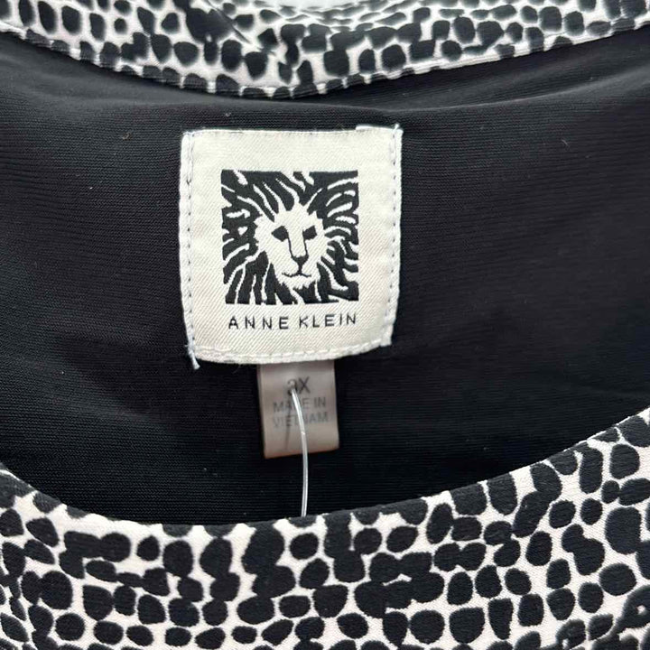 Size 3X Anne Klein Black Shirt