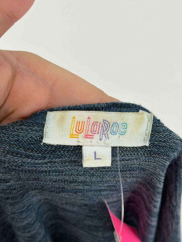 Size L lularoe Blue Cardigan