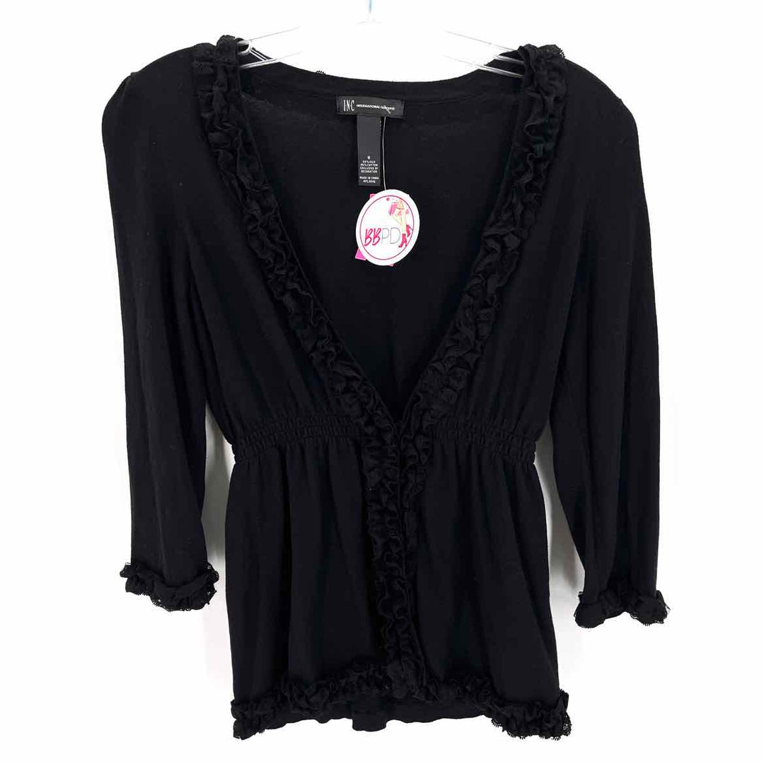 Size M INC Black Shirt