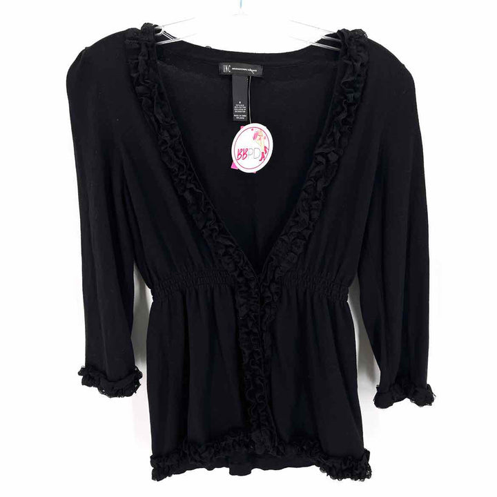 Size M INC Black Shirt