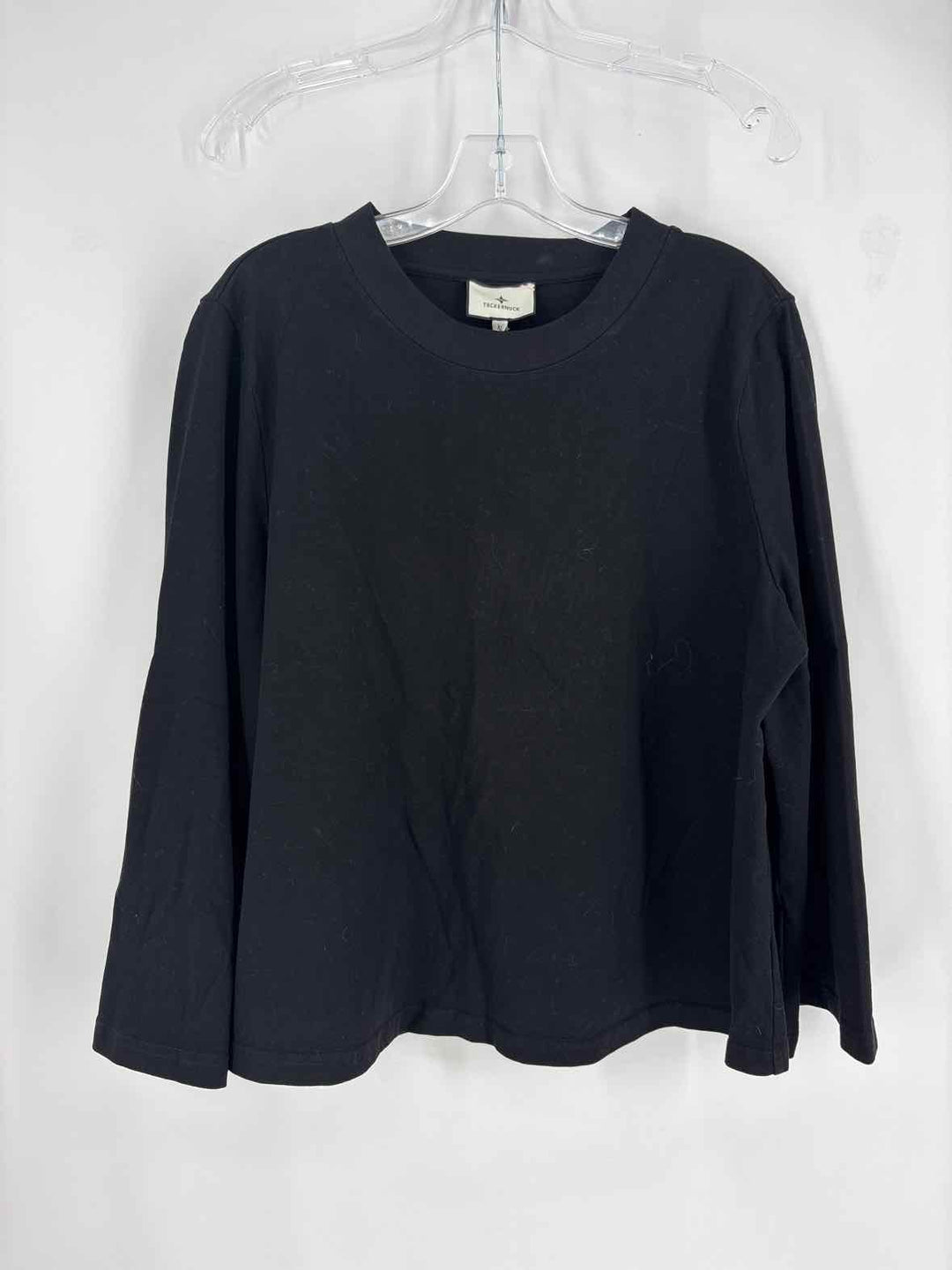Size XL TUCKERNUCK Black Cotton Shirt