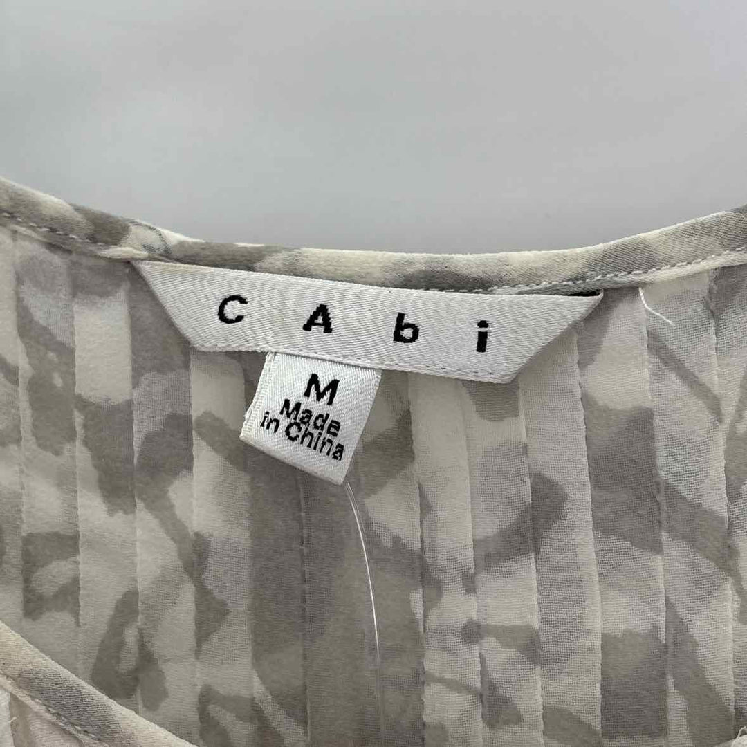 Size M CABI gray print Shirt