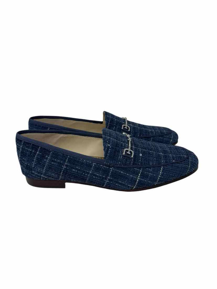 Shoe Size 9 Sam Edeleman Blue Tweed Flats
