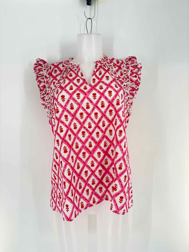 Size M Mud Pie Pink Shirt