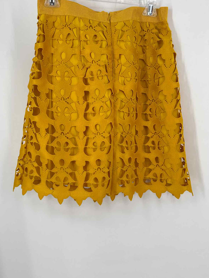 Size 4 LOFT Mustard Skirt