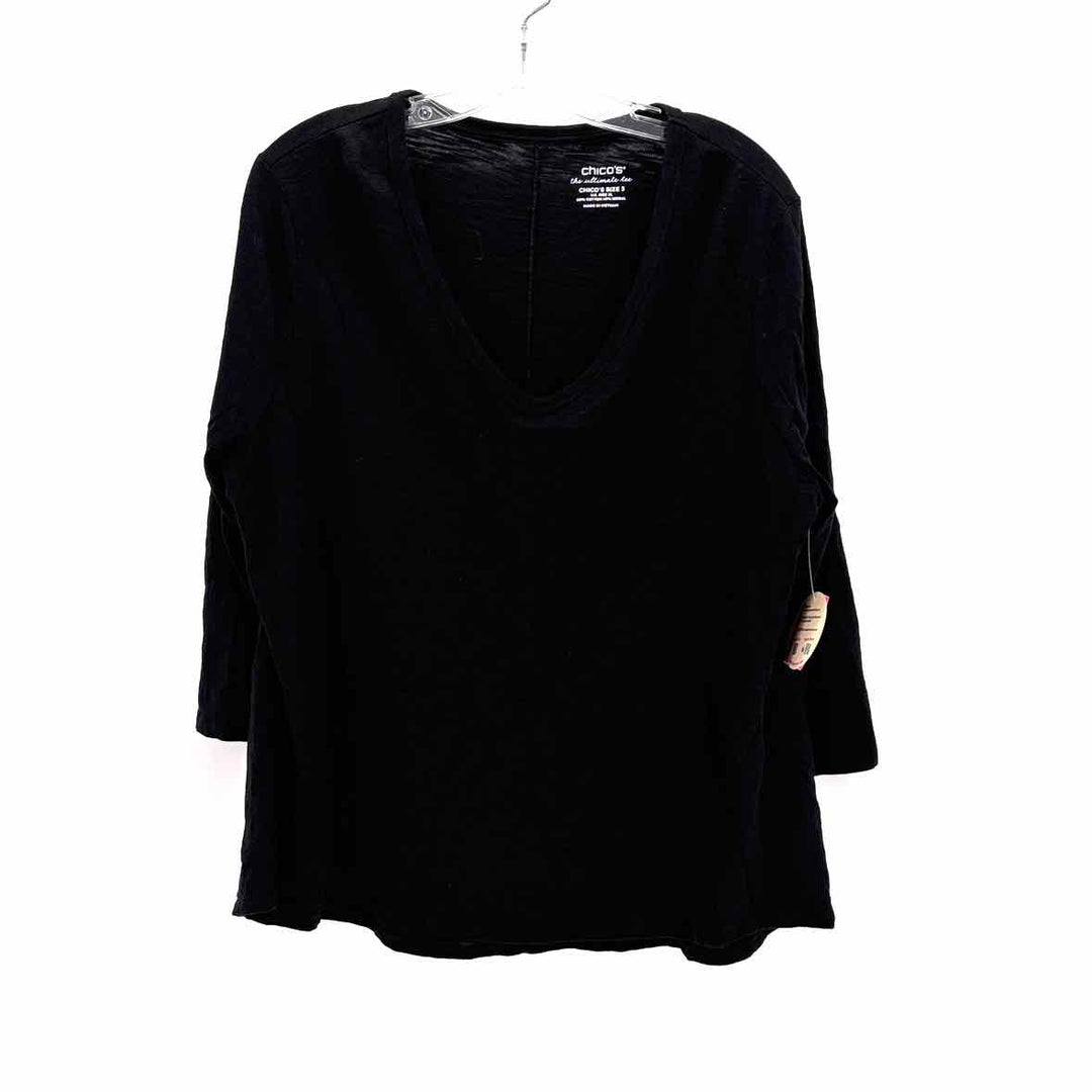 Size XL Chico's Black Shirt