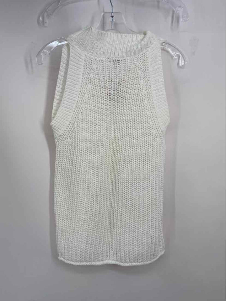 Size M Ann Taylor White Sweater