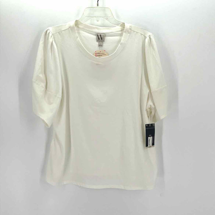 Size 1X WORTHINGTON Ivory Knit Shirt