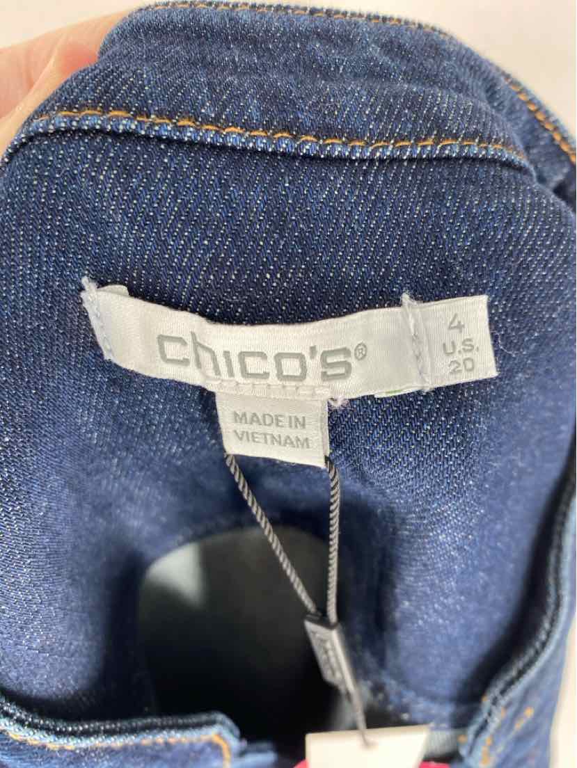 Size 1X Chico's Denim Dress